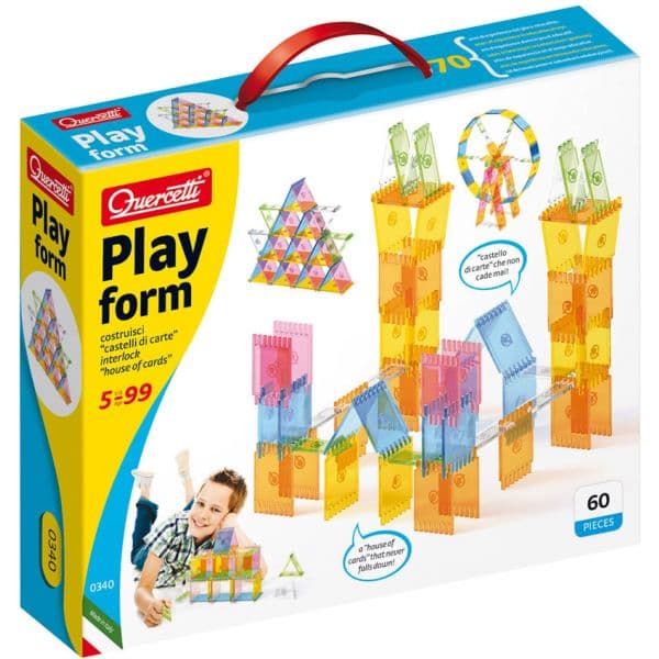 Quercetti Jogo Construção Playform 60 Peças - QCT00340