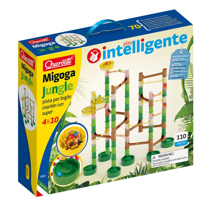 Quercetti Jogo Labirinto Migoga Selva 92 Peças - QCT06582