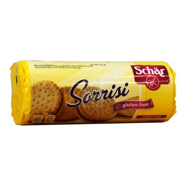 Schar Bolacha Sorrisi com Recheio de Cacau Sem Glúten 250g