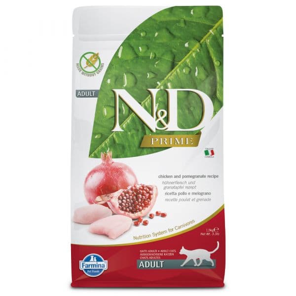 Farmina N&D Prime Adulto Frango & Romã Cat 1,5Kg