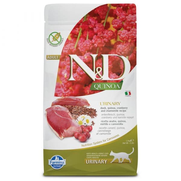 Farmina N&D Quinoa Urinary Adulto Pato Cat 1,5Kg
