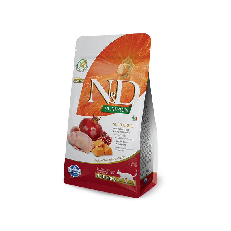 Farmina N&d Pumpkin Neutered Codornizes & Romãs Cat 5Kg