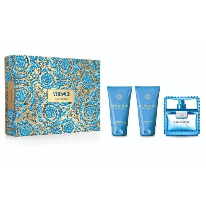 Man Eau Fraiche Gift Set EDT 50 ml shower gel Man Eau Fraiche 50 ml After Shave Balm Man Eau Fraiche 50 ml