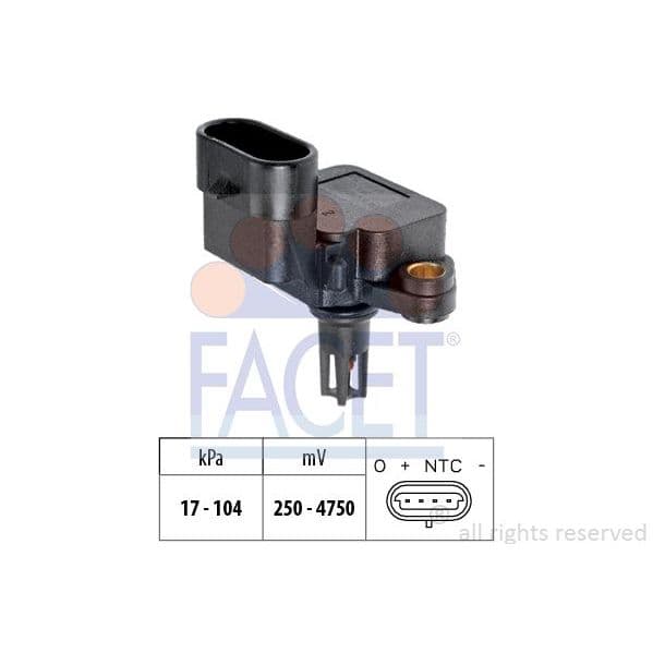 Facet Sensor de Pressão de Ar, Adaptação à Alt - 10.3081
