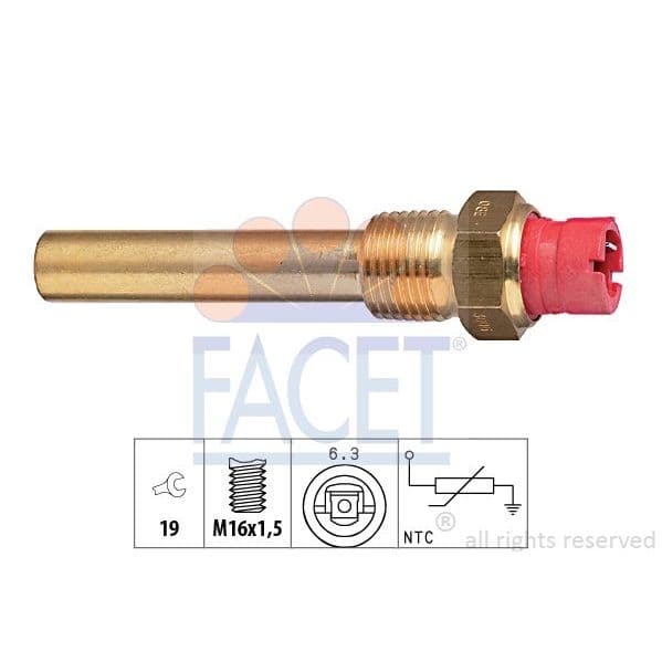 Facet Sensor, Temperatura do Óleo - 7.3006