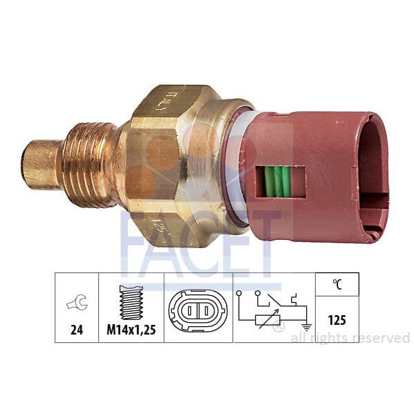 Facet Sensor, Temperatura do Líquido de Refrig - 7.3532
