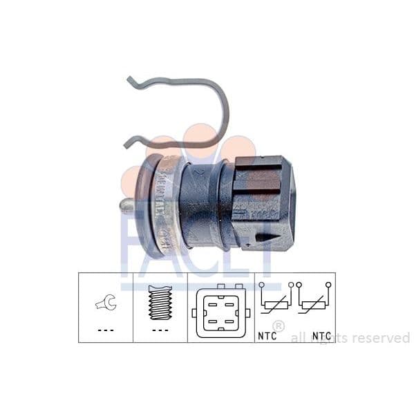 Facet Sensor, Temperatura do Líquido de Refrig - 7.3251
