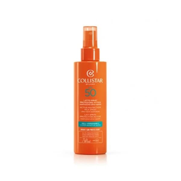 Protetor Solar Collistar Active Protection Milk Spray Ultra-Rapid Application SPF50 200ml