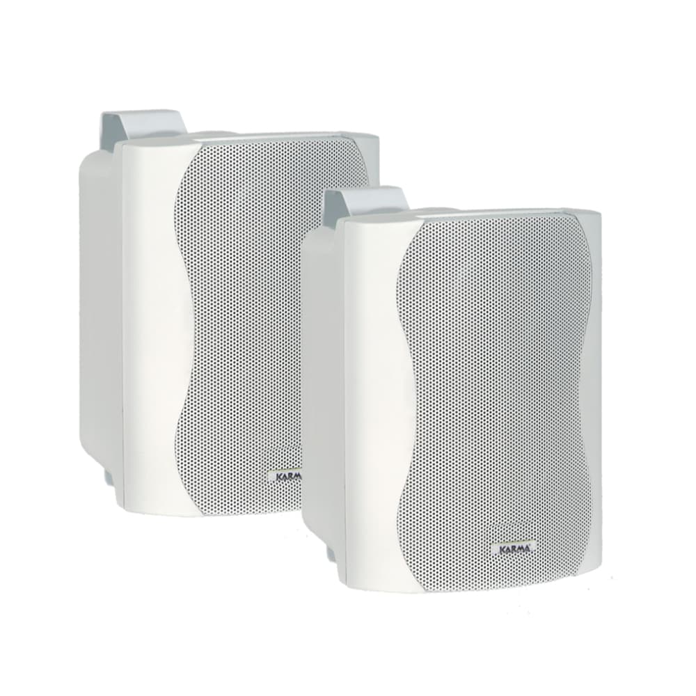 Coluna 100V 4″ 16W Branca – Par