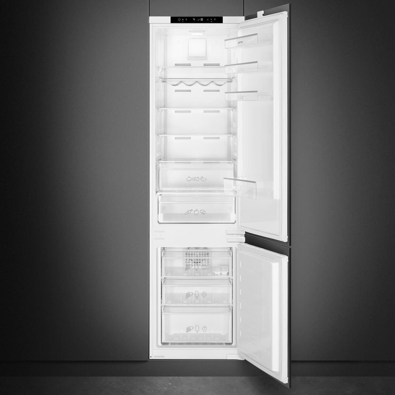 Frigorífico Combinado Smeg C8194TNE 284L Classe E