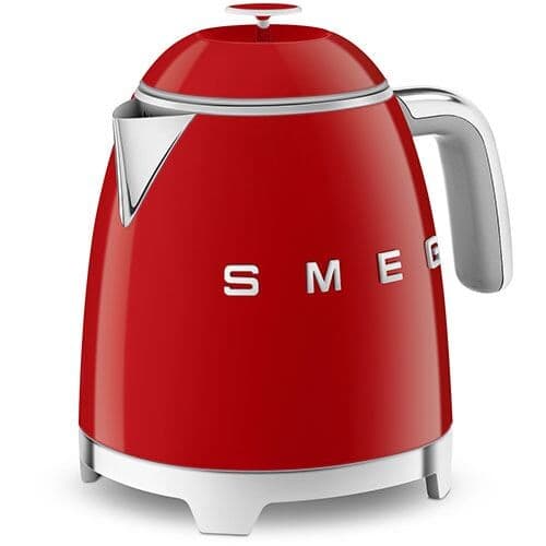Mini Chaleira Elétrica Smeg Anni 50 0,8L Vermelho