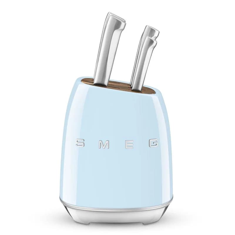 Smeg Bloco de Facas KBSF02PB Azul Céu