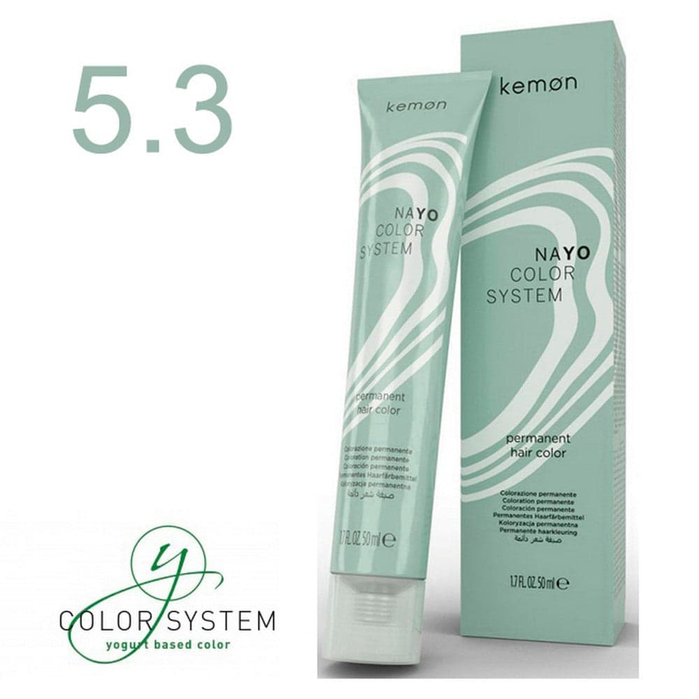 Kemon - Tinte Nayo Dorado 5.3 Castaño Claro 50 ml