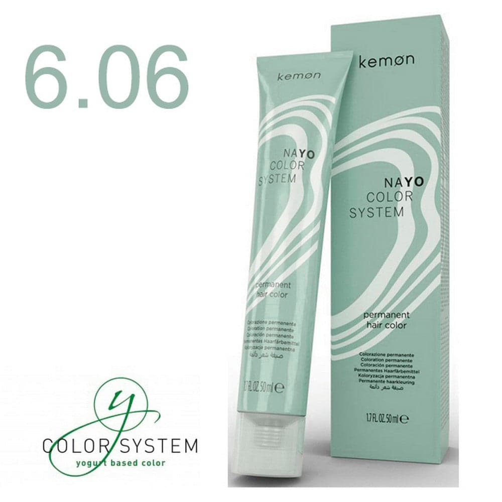 Kemon - Tinte Nayo Caoba 6.06 Rubio Oscuro Natural 50 ml