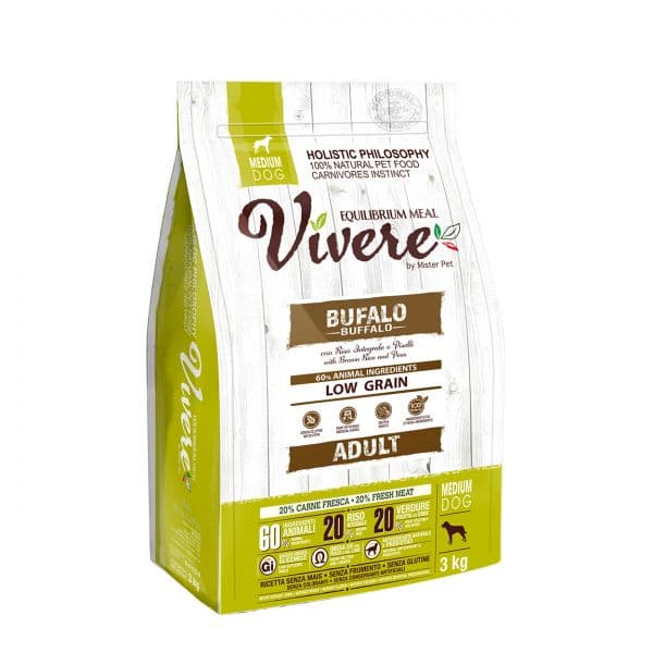 Mister Pet Vivere Medium Adult Buffalo 3kg