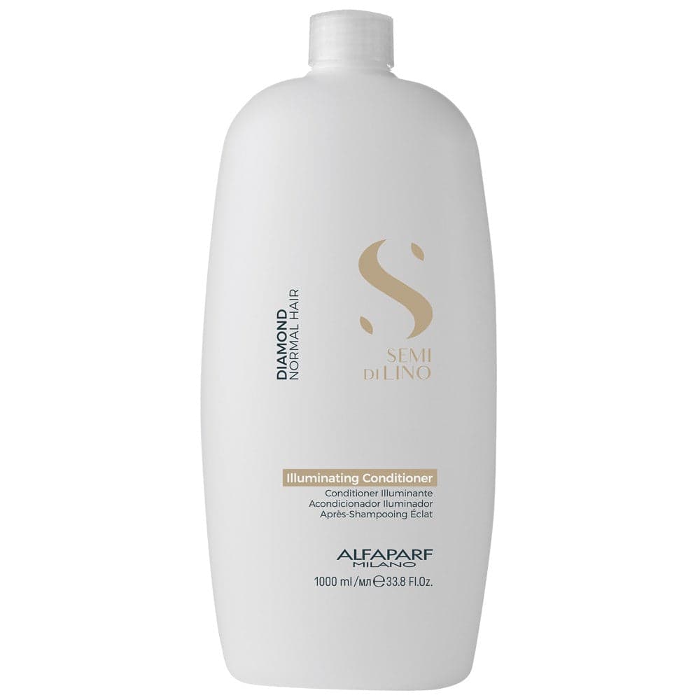 Alfaparf Milano Semi Di Lino Diamond Illuminating Condicionador Clareamento, Brilho e Facilidade em Pentear 1000ml