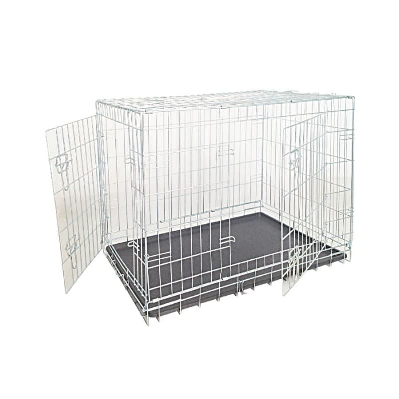 BOX ZINCO CÃO 2 PORTAS