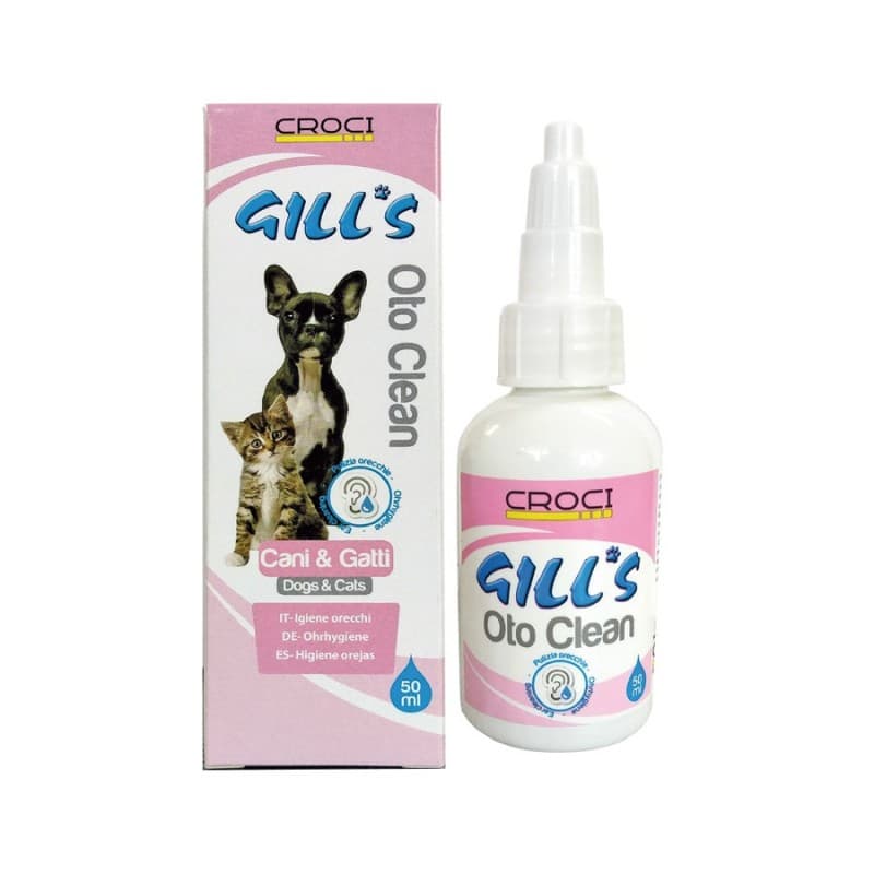 GILLS OTO LIMPEZA DE OUVIDOS CÃO / GATO 50 ML