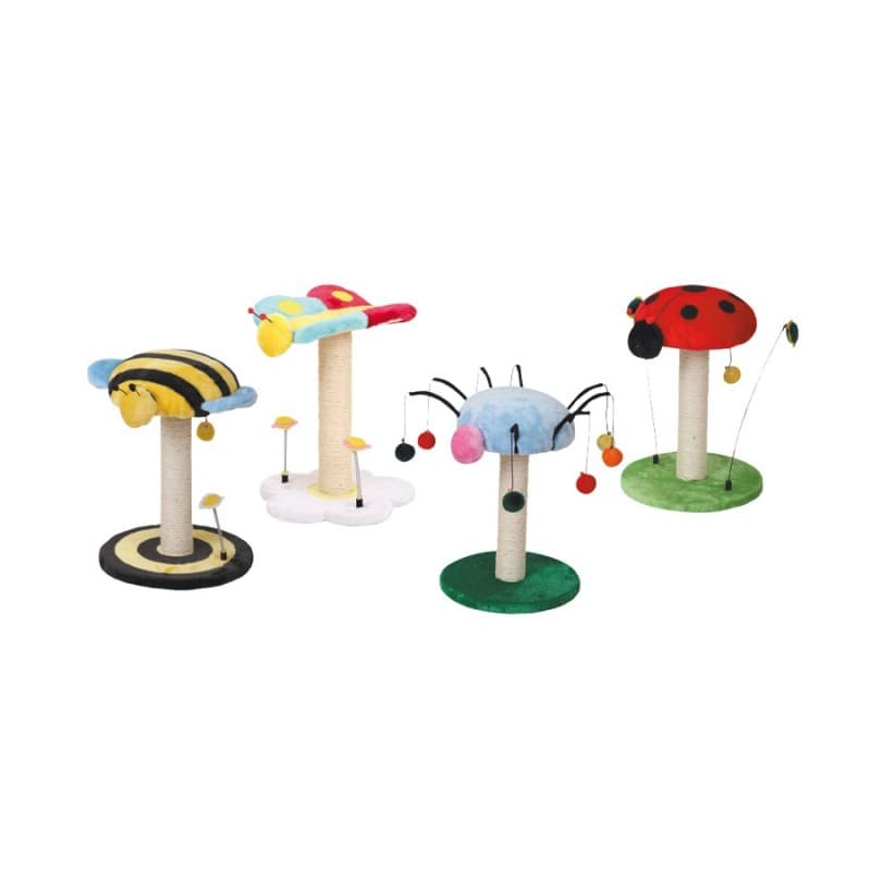 ARRANHADOR GATO LUCKY BUG 35 X 35 X 47 CM