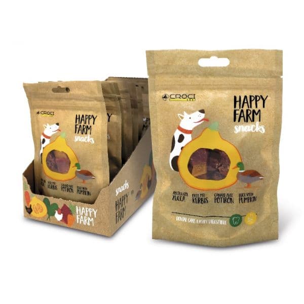 Croci Happy Farm Snacks Pato & Abóbora 80g