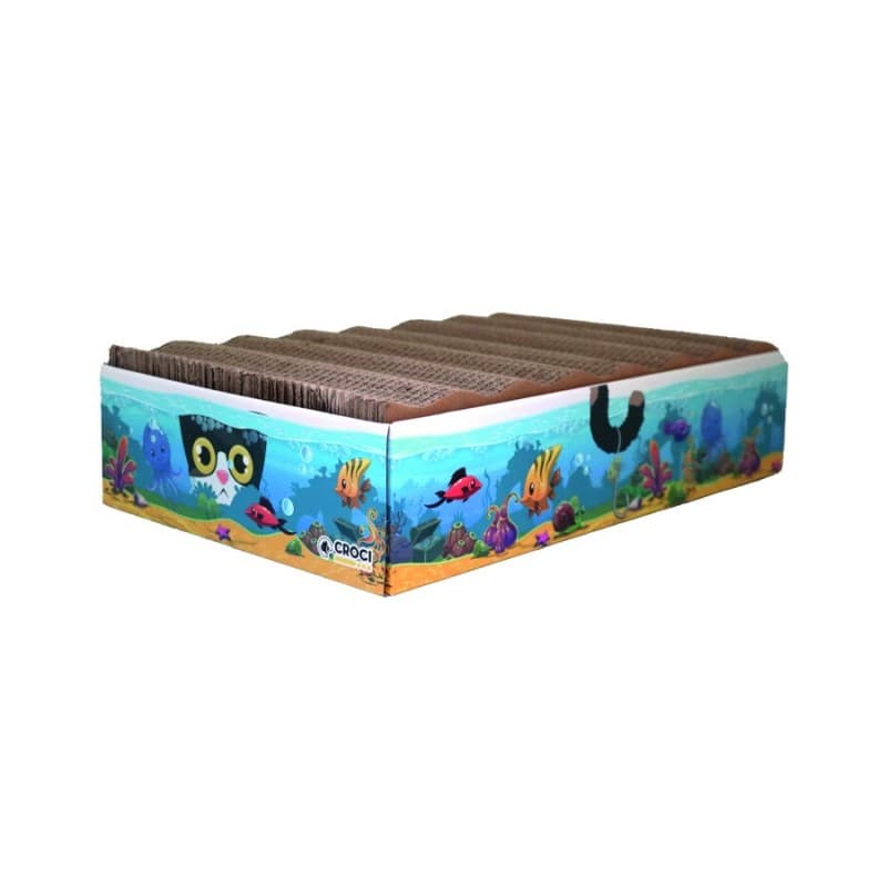 ARRANHADOR GATO EM CARTÃO MULTI SCRATCHER 44x28x10 CM