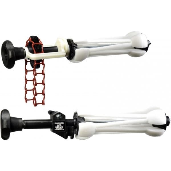 Manfrotto 046MCR Mini-Eixo Expan com correia Metal Vermelha (Par)