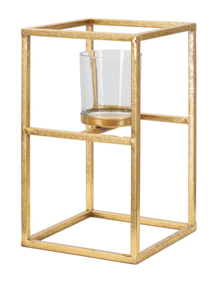 Porta velas Elegant Cm 15x15x25