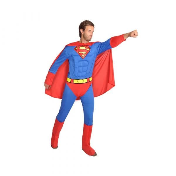 Atosa Fato De Homem Super-homem L Black