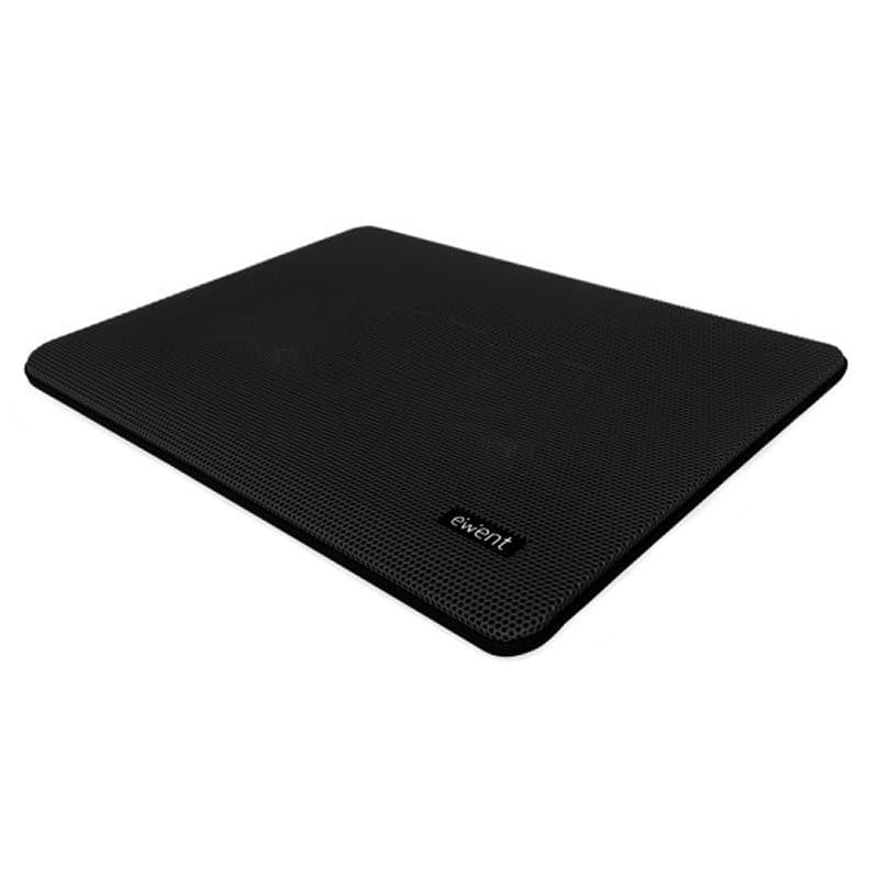 Cooler de Portátil Ewent com 2 Ventoinhas + Hub até 17"