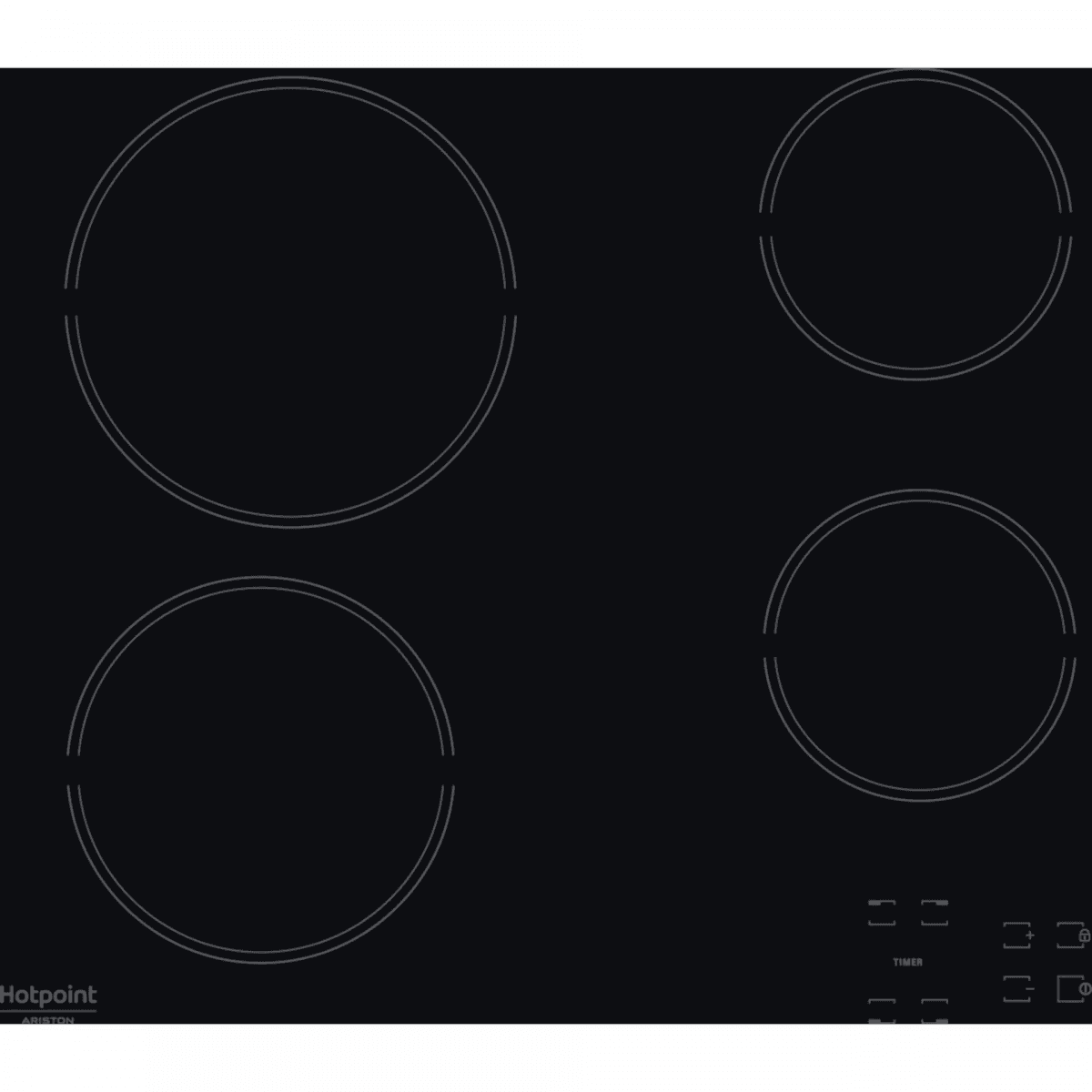 Placa Vitrocerâmica Hotpoint HR 631 C | 58cm, 4 Zonas