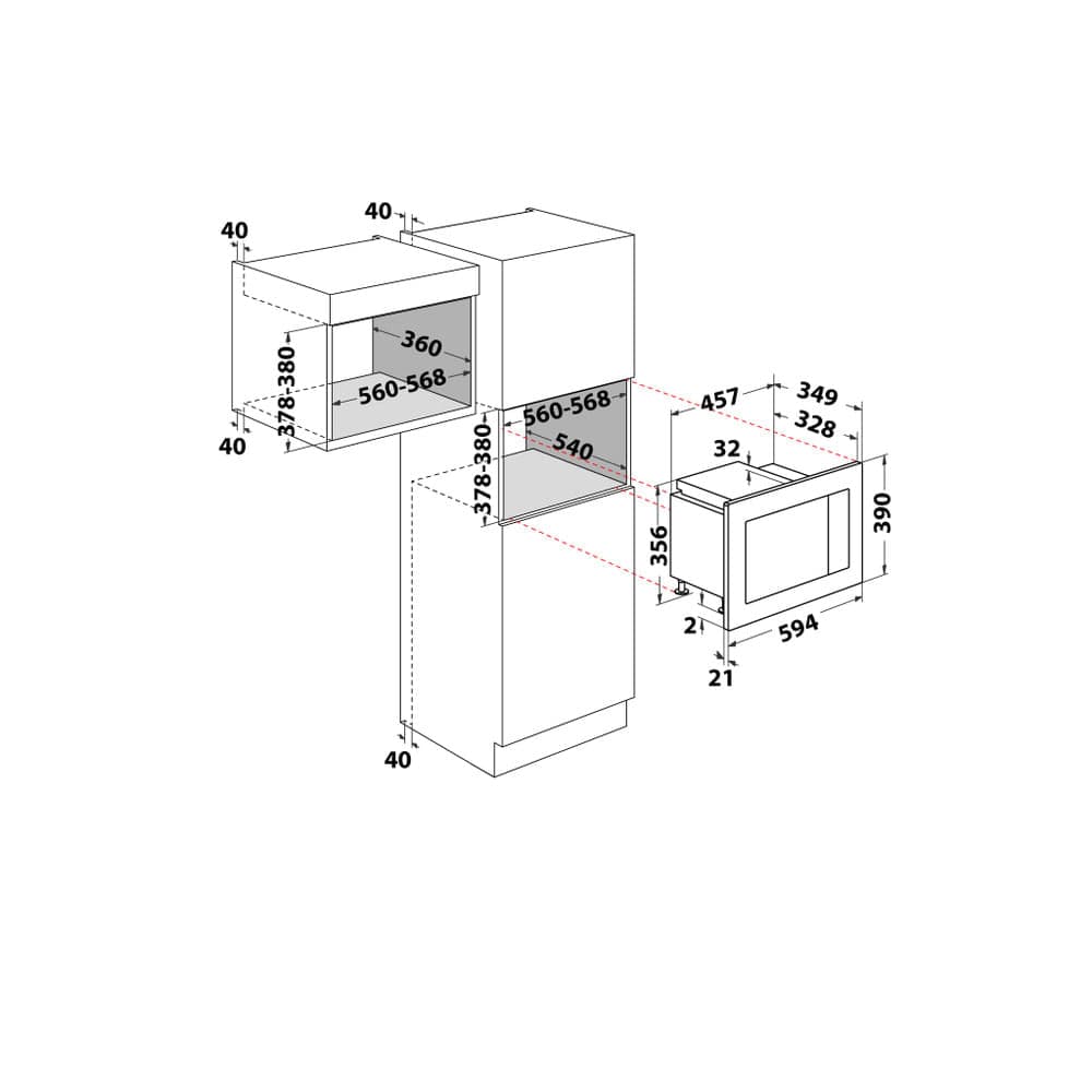 Microondas Hotpoint MF20G IX HA
