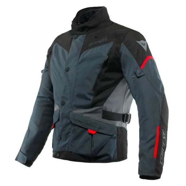 Dainese Casaco Tempest 3 D-dry Ebony Black Lava-red 54