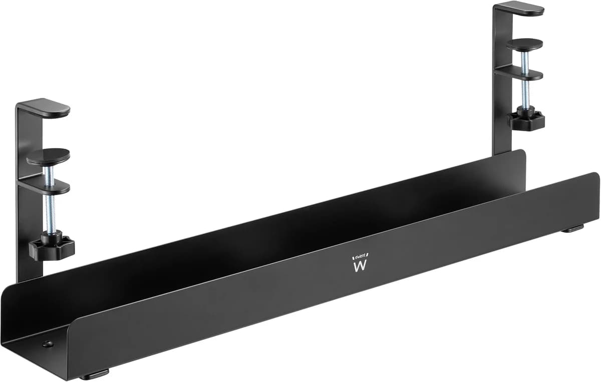 Ewent Suporte para Cabos EW1548 Clamp-On Under Desk Preto