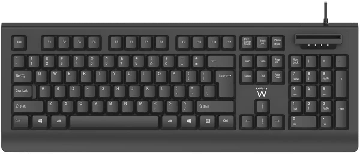 Teclado Ewent EW3287 c/ Leitor de Cartões Cidadão