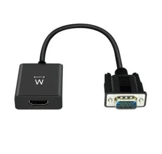 Ewent Cabo Conversor VGA / HDMI com áudio 0.20m EW9866