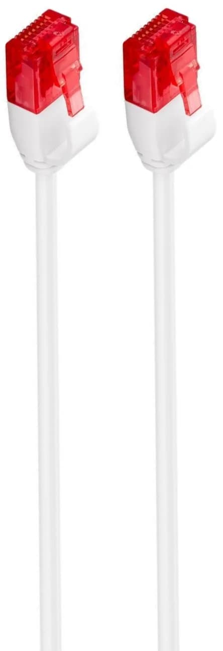 Cabo de Rede Ewent IM1037 CAT.6 U/UTP Slim 100% Cobre 1m Branco - IM1037