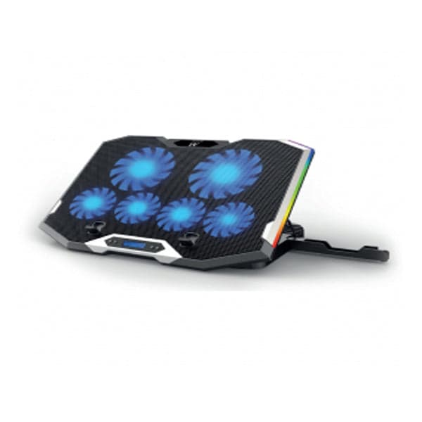 Cooler de Portátil Ewent com 6 Ventoinhas até 15.6" 6 Vel. RGB