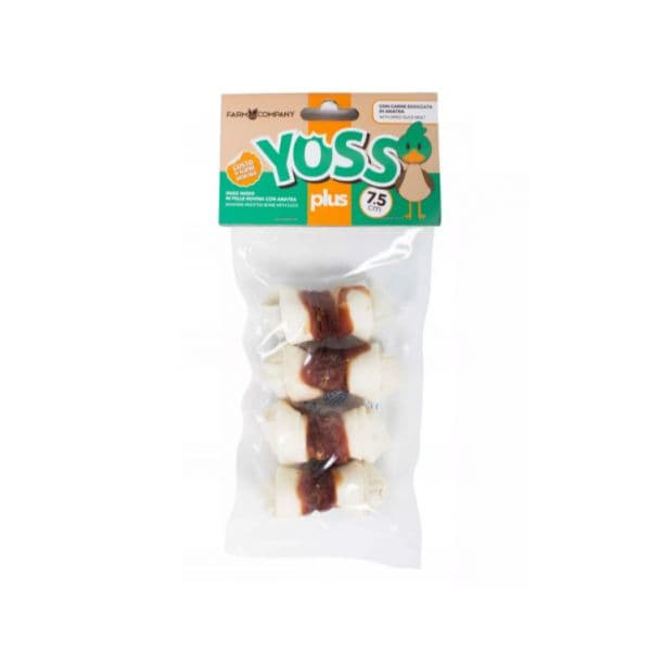 Farm Company Yoss Plus Osso Nodo 4 Unidades 7,5cm Pato