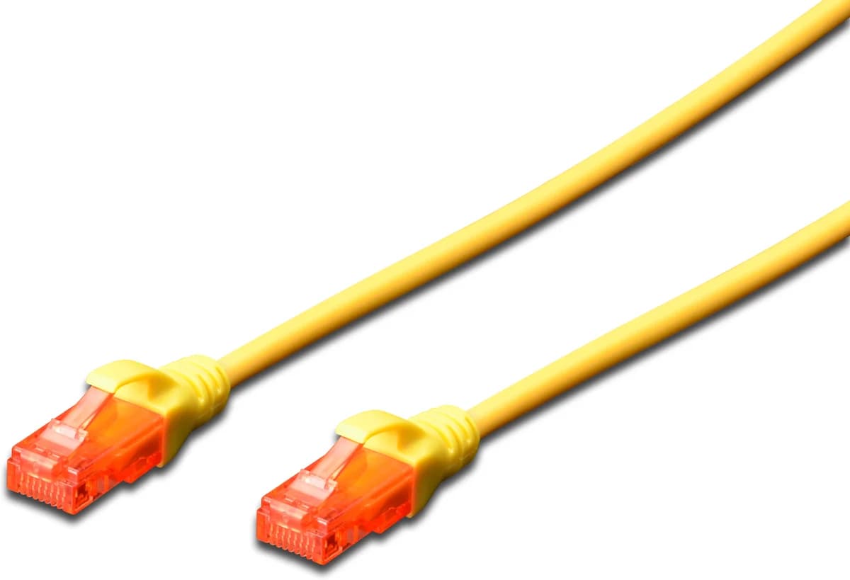 EWENT Cabo de Rede Patch Cat 6 Utp Yellow 5MT