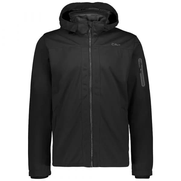 Cmp Zip Hood 39a5027 Softshell Jacket Preto 5XL Homem