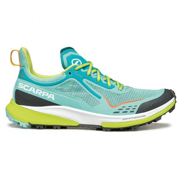 Scarpa Sapatilhas de Trail Running Golden Gate Kima Rt Blue Turquoise / Sunny Lime 39 1/2
