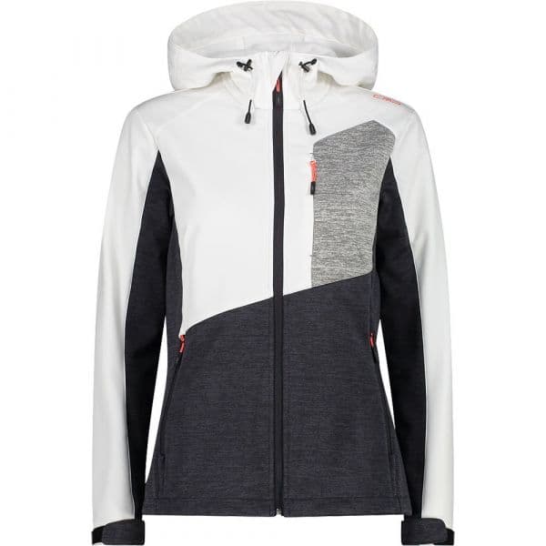 Cmp 33a1726 Jacket Branco,Cinzento 3XL Mulher