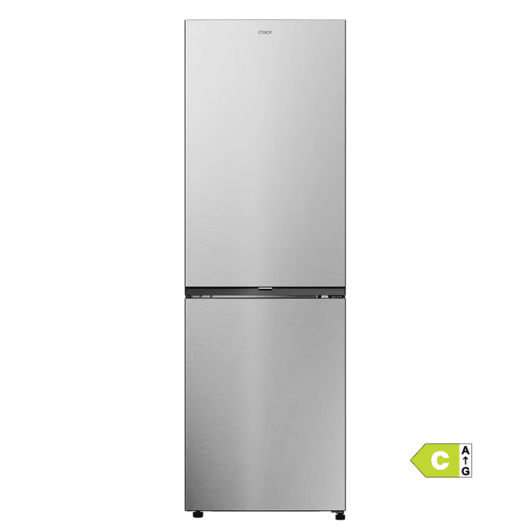 Frigorífico Combinado Candy CNCQ2T618CX 355L Classe C