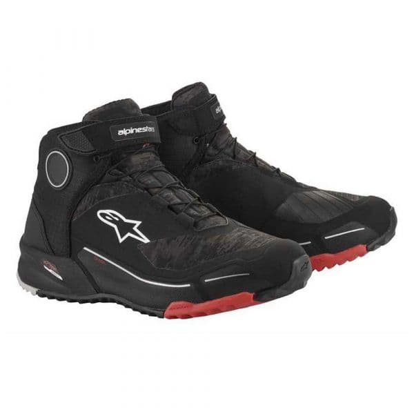Alpinestars Botas Cr-x Drystar Riding Black Camo / Red 43