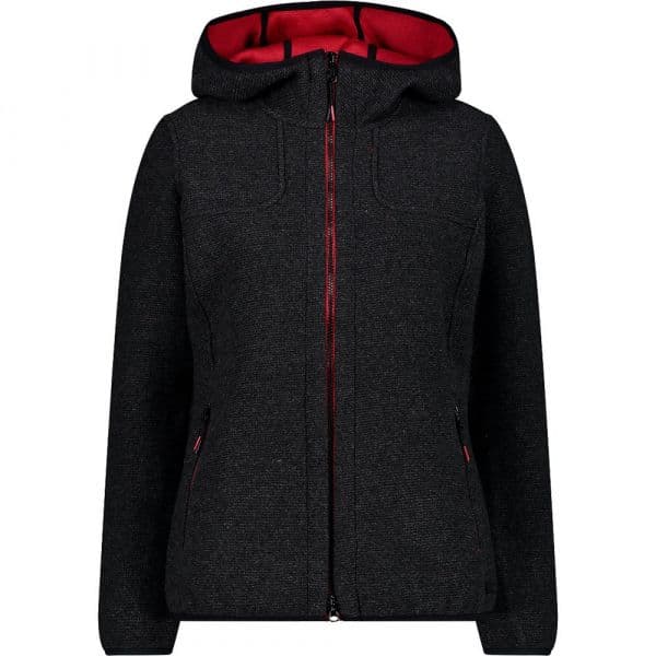 Cmp Fix Hood 32m1606 Jacket Preto M Mulher
