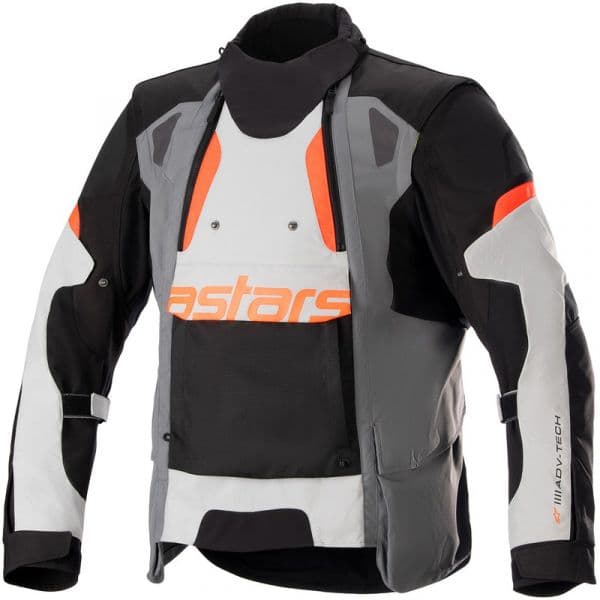 Alpinestars Casaco Halo Drystar Dark Grey / Ice Grey / Black 3XL