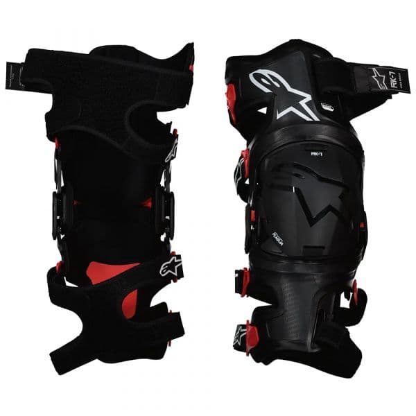 Alpinestars Joelheiras RK-7 Plasma Black/Red L
