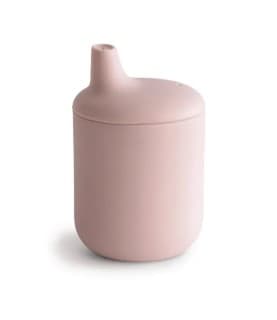 Mushie Sippy Cup Silicone Blush