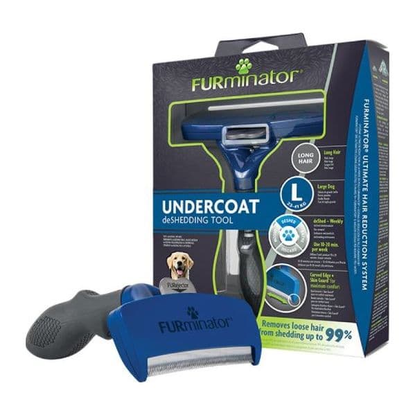 FURminator Escova Desembaraçadora Pelo Longo - Cão Grande
