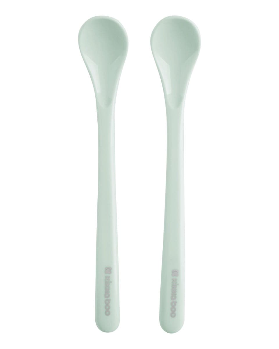 Conjunto de colheres PP 2 peças Brighty Mint Kikkaboo